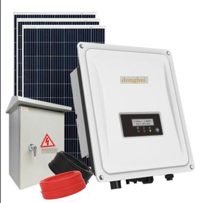 China Yiwu Donghui solar energy systems solar panel system 50kw suitable for commercial and domestic use as well as industrial use à venda