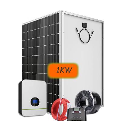 China Donghui solar energy systems home high quality All accessories 1kw solar system for sale