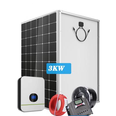 China Donghui 3 kw solar power system with battery high quality solar energy systems home Small household à venda