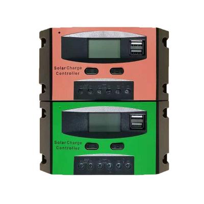 China Donghui dc solar charge controller 10A 20A 30A 12v 24v double USB 5v 3A AT15 solar panel battery regulator charge controller for sale