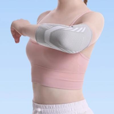 China Adjustable Elasticity Breathable Fashion Knitted Nylon Breathable Comfortable Fabric Support Brace For Sports Elbow Sleeve for sale