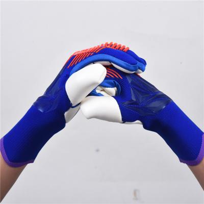 China Finger & Thumb Protection Football Gloves Training Soccer Sports Best Goalkeeper Latex Gloves Soccer Gloves for sale