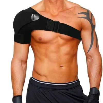 China Sustainable Good Quality Breathable Material Relief Shoulder Injuries And Tendonitis Adjustable Shoulder Support Neoprene Shoulder Brace for sale