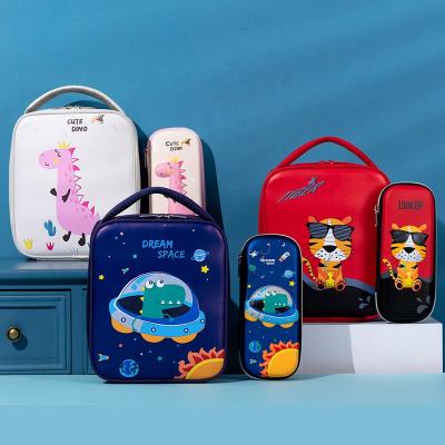 China Amazona Waterproof New Fashion Eco Friendly Thermal Kids Insulated Lunch Nylon Cooler Bags Cartoon Printing for sale