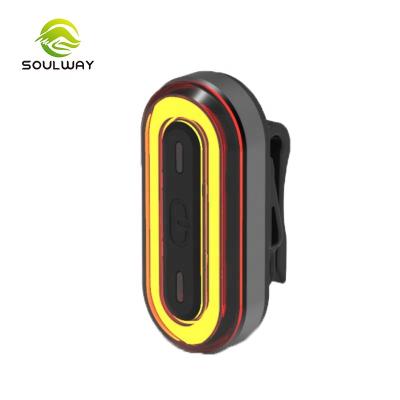 China Outdoor Activities Wholesale USB Rechargeable 6 Modes High Light COB Led Mini Bicycle Tail Light for sale