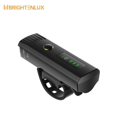 China High Lumen Strong And Durable Sensor Led Bicycle Headlight, USB Charging Energy Saving Power Indicator Bicycle Lamp for sale