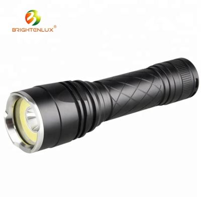 China 5W Multifunctional Rechargeable Emergency Red Light High Power COB Led Flashlight for sale