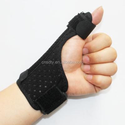 China Wholesale Durable High Quality Adjustable Sponge Compression Thumb Splint Breathable Wrist Support Brace for sale