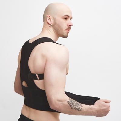 China Posture Corrector Posture Corrector Upper Spine Hump Back Support Belt Brace with Back Straps Pose Corrector Support for sale