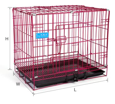 China Breathable Multifunctional Pet Cages Outdoor and Indoor Dog Cages Transport Metal Dog Cages Foldable Kennel for sale