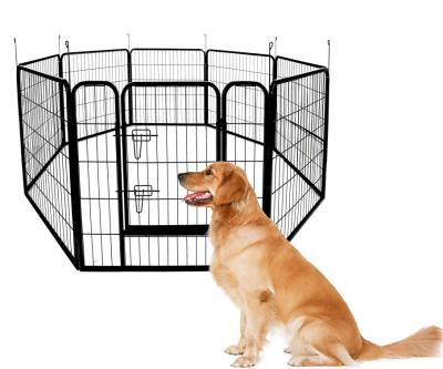 China Breathable Exercise Pen Lock Suit Outdoor Activity Dog Barrier For 48 Inch Large Dogs for sale