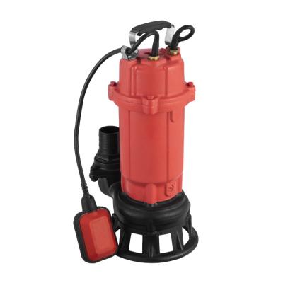 China High Quality WQG 0.75kw 1hp 2inch Commercial Buildings Sewage Cup Pump Series With Float Switch for sale