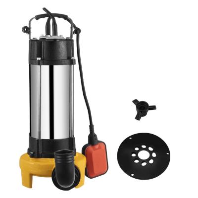 China Buildings Taizhou V1100C 1.5hp 1.1kw Stainless Steel Commercial Cut-off Sewage Pump for sale