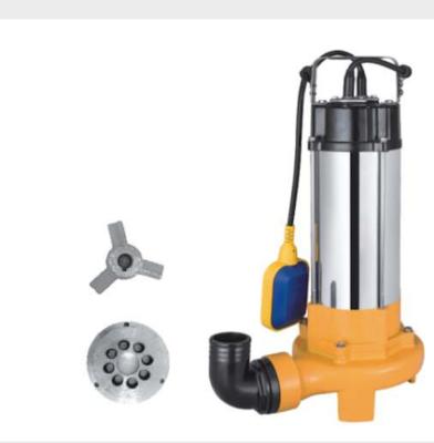 China Buildings Taizhou V1100C 1.5hp 1.1kw Commercial Wastewater Treatment Submersible Sewage Pump for sale