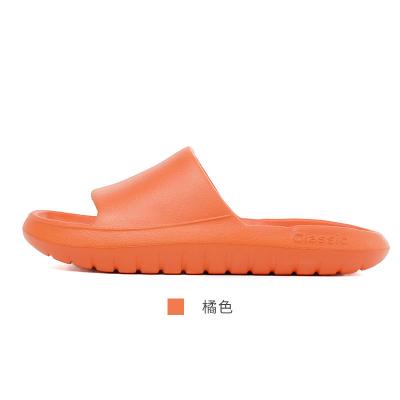 China Clear Top White Men And Women Logo Printing Beach Summer Sandals Fashion Trend High Quality Custom Hot Unisex Slipper PVC Slips For Bathroom for sale