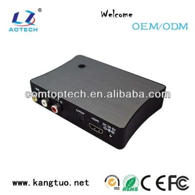 China Aluminum alloy and plastic ABS HDML hdd media player 1080p with TV recorder for sale