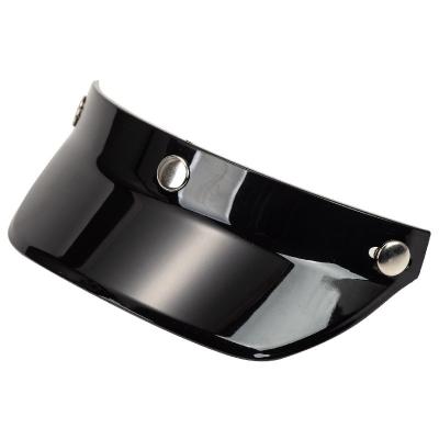 China PC ducktail visor 3 pin buckle visor for motorcycle helmet multi  color availabel vintage helmet peak decoration OEM supported for sale