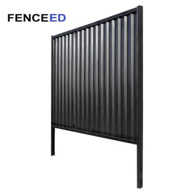 China Wholesale High Quality Easily Assembled Powder Coated Metal Privacy Colorbond Fence for sale