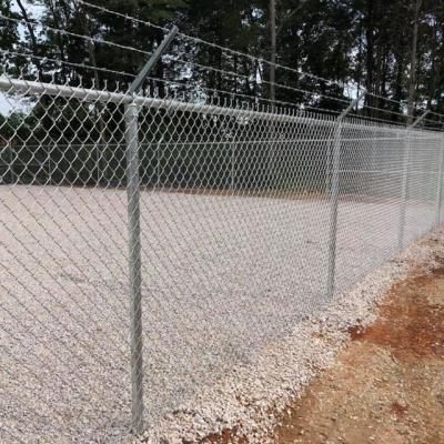 China Easily Assembled Low Price 9 GA Galvanized Chain Link Security Mesh Fence For Farm. for sale