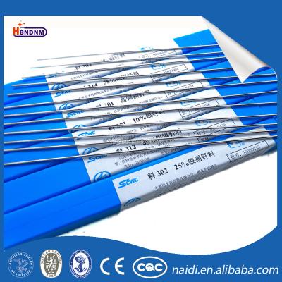 China good Mechanical-electrical flow property and high filling capacity alloys silver brassing solder rod, cadmium free solder /silver solder for sale