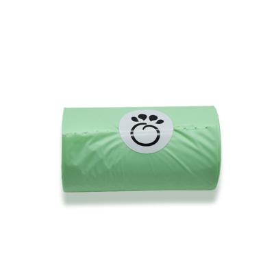 China Viable Pet Waste Bag Low MOQ Dog Training Poop Bag Cornstarch Based For Sale for sale