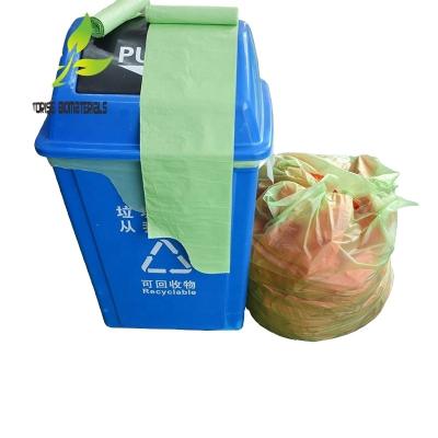 China 100% Large 120L 240L Green Yard Compostable Biodegradable Compostable Yard EN13432 ASTM D6400 100% Garden Waste Bags for sale