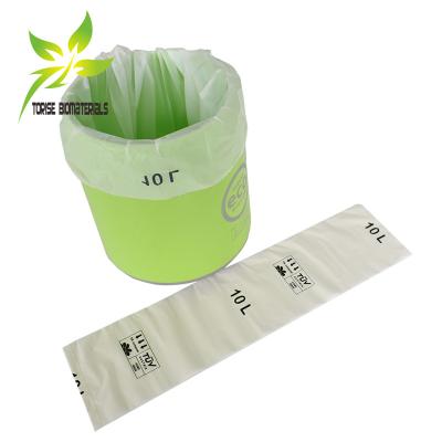 China BIODEGRADABLE Eco - Friendly Biodegradable Compostable Trash Bags For Kitchen for sale