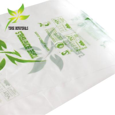 China Business& Home Fruit Vegetable Compostable Compostable Bag & Biodegradable Fruit Vegetable Bag Ok Buy On Roll for sale