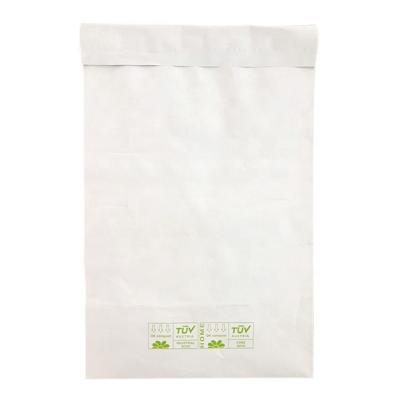 China Wholesale Recycled Advertisements BIODEGRADABLE Custom Mailing Bag White Messenger Bag Poly for sale