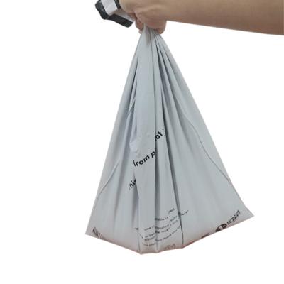 China BIODEGRADABLE Double Adhesive Trips Shipping Bags Custom Logo for sale