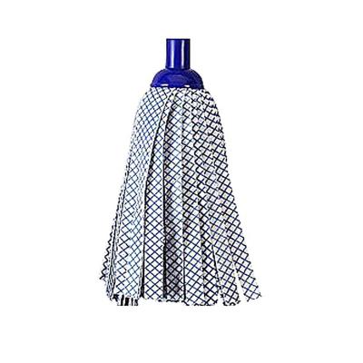 China Household Sustainable Floor Fit Nonwoven Push Grip Broom Cleaning Non Woven Wet Mop With Metal Handle for sale