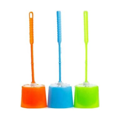 China Sustainable Bathroom With Toilet Brush Thick Plastic Base Toilet Brush Cleaning Brush for sale