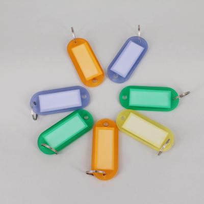 China Simple and easy key ring for Home Office School Name Card Multi-Color Master Chain Key Indicator for sale