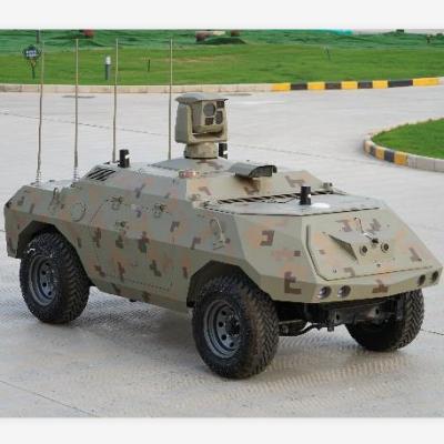 China Defense Customized Large Outdoor Fast Speed ​​Ground And Underwater Unmanned Vehicle Robot Dual-Use Wheeled Intelligent Equipment for sale