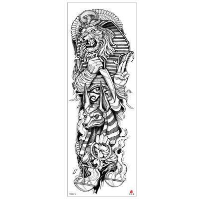 China 2022 New ARM Image Flower Arm Lion Arm Tattoo Sticker Hot Selling Waterproof Temporary Extended Tattoo Sticker Large for sale