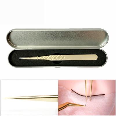 China Eyelash Makeup Work High Precision Eyelash Tweezers Professional Eyelash Flower Tweezers Grafting Set for sale