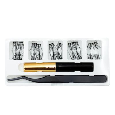 China Daily makeup grafted eyelashes 20 groups DIY segmented eyelash grafted set for sale