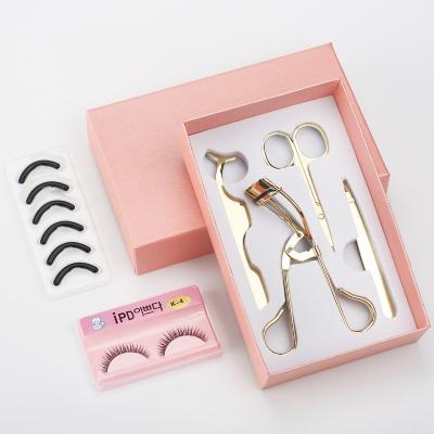 China Beginners Stainless Steel Eyelash Clip Set Eyebrow Clip Beauty Tool Eyebrow Balancing False Eyelash Local Graft Assistant for sale