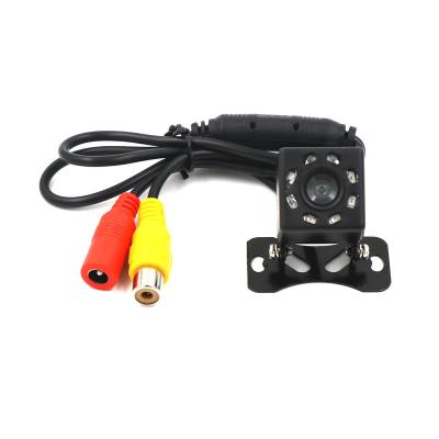 China 8 LED IR Night Vision Car Rear View Camera Universal Wide Angle Rear View Camera Parking Backup Waterproof Back Camera for sale