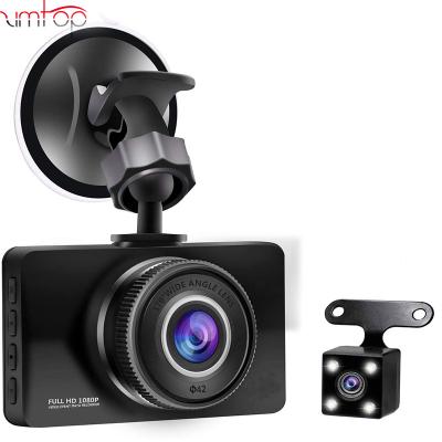 China New Hot Selling 3 Inch Loop Recording Dash Cam Japan Amazone 1080P Car DVR 2 Cameras Chinese Factory Dual Universal for sale