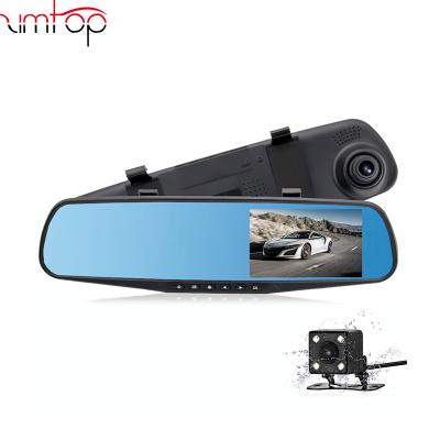 China HD 1080P Dual Camera DVR Rear View Mirror Car Camera H16 for sale