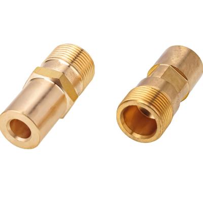 China Multiples Brass Extension Round Collar Hex Nipple For Plumbing Fitting Threaded Extension Wholesale Prices for sale