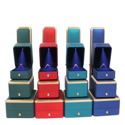 China Foldable Ring Box Cover Box For Jewelry Led Excellent Quality Jewelry Box Packaging High Level Set for sale