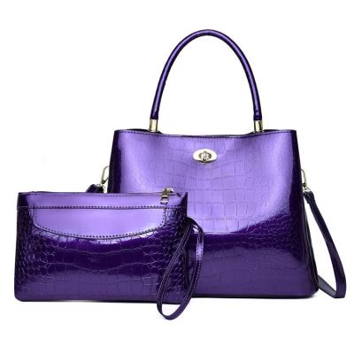 China 2021 Hot Design Women Shoulder Bag Patent Leather Buckle Closure Fashion Luxury Purses and Handbags for sale