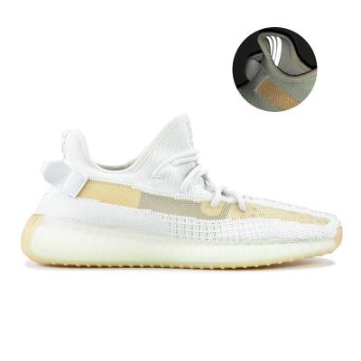 China 2022 Release Yeezy Zebra 350 V2 Damping Shiny Ash Pearl Stone Running Shoes Blue Israfil Sports Sneakers For Girls Gift In Stock for sale