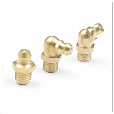 China High Quality Brass Lubrication Bofit Grease Nipple 1/4 NPT Grease Lubricant Nipple for sale