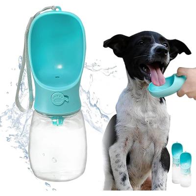 China Wholesale 330/550ml Viable Leak Proof Puppy Pet Water Dispenser Portable Dog Water Bottle For Outdoor Walking Travel for sale