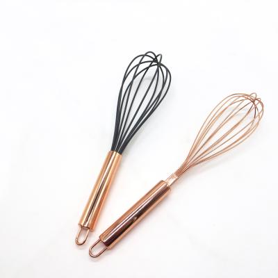 China Rose Gold Viable Cooking and Kitchen Bakeware Ideal for Egg, Flour and Milk Mixing Beater for sale