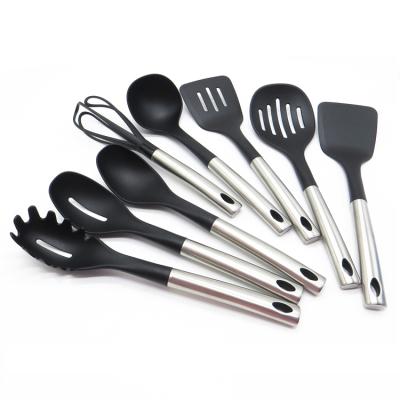 China Sustainable Hot Sale Amazon Professional 8pcs Cooking Set Nylon Kitchen Utensils for sale