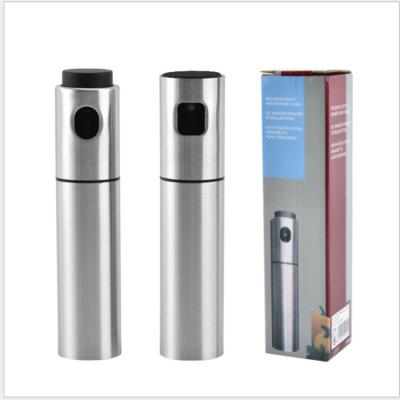 China Viable 304 Stainless Steel Oil Spray Bottle For Barbecue And Cooking Oil Sprayer Dispenser Vinegar Bottle for sale